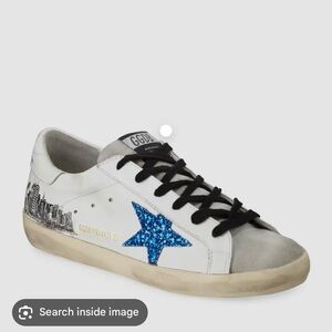 Golden Goose Superstar NYC Leather Limited Edition Sneakers like new size 9